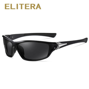 ELITERA Polarized Sunglasses Men Cycling Baseball Racing Sports Mirrored Eye Protect Glasses Anti Glare