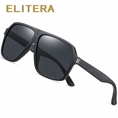 ELITERA Men's Polarized Sunglasses Men Women Driving Vintage Sun Glasses Brand Designer Male Black Anti Glare UV400