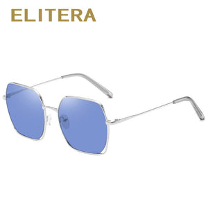 ELITERA Trendy Hollow Sun Glasses Women Retro Personality Metal Sunglasses 2023 Fashion