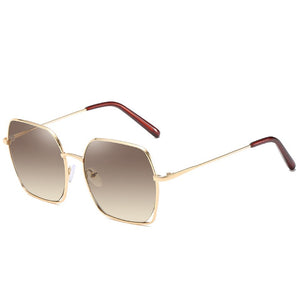 ELITERA Trendy Hollow Sun Glasses Women Retro Personality Metal Sunglasses 2023 Fashion