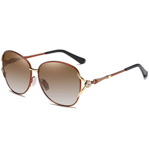 ELITERA Oversized Polarized Sunglasses Women Sun Glasses Female Gradien Shades Eyewear