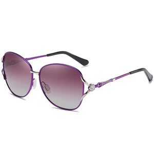 ELITERA Oversized Polarized Sunglasses Women Sun Glasses Female Gradien Shades Eyewear