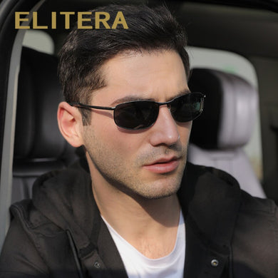 ELITERA Polarized Sunglasses Men Brand Designer Small lens Sunglass Men's Driving Sun Glasses