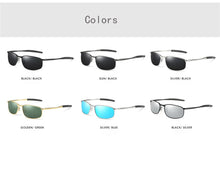 Carica l&#39;immagine nel visualizzatore di Gallery, ELITERA Occhiali da sole polarizzati da uomo Designer di marca Occhiali da sole con lenti piccole Occhiali da sole da guida da uomo 