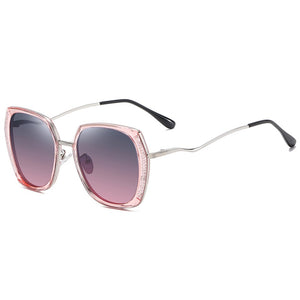 ELITERA Women Oversized Sunglasses  Polarized Design Female Ladies Polygon Sun Glasses Diamond Sunglass 2023