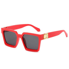 Load image into Gallery viewer, ERILLES Square Sun Glasses  Brand Designer Rectangle Sunglasses Men Women Vintage Retro Oculos Lunette De Soleil Femme