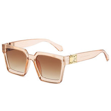 Load image into Gallery viewer, ERILLES Square Sun Glasses  Brand Designer Rectangle Sunglasses Men Women Vintage Retro Oculos Lunette De Soleil Femme