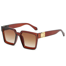 Load image into Gallery viewer, ERILLES Square Sun Glasses  Brand Designer Rectangle Sunglasses Men Women Vintage Retro Oculos Lunette De Soleil Femme