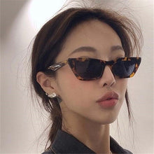 Load image into Gallery viewer, ERILLES Small Rectangle Sunglasses Women 2023  Brand Classic Cat Eye Lady Sexy Sun Glasses Shades For Women UV400