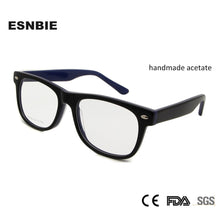 Load image into Gallery viewer, ESNBIE Eyeglasses Woman Frame Handmade Acetate Myopia Glasses Men Prescription Vintage Rivet Eyeglasses Male Nerd Vision Glasses