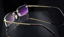 Load image into Gallery viewer, ESNBIE  Titanium Men Rimless Eyeglasses Frames Golden Man Spectacle Frame Optics Prescription Lens Eyewear Rx