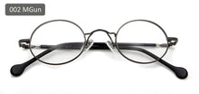 Load image into Gallery viewer, ESNBIE Small Black Circle Glasses Men Metal Round Optical Frame Women Prescription Glasses Oval Shape Spectacle Clear Lens
