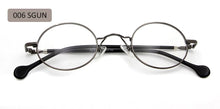 Load image into Gallery viewer, ESNBIE Small Black Circle Glasses Men Metal Round Optical Frame Women Prescription Glasses Oval Shape Spectacle Clear Lens