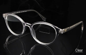 ESNBIE Vintage Round Eyeglasses Frames Women Eyes Frame Transparent Glasses Frame Plain Glasses Men Clear Myopia Eyeglasses