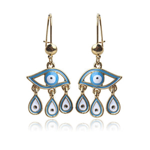 new fashion Brand Trendy Alloy Water drop Drop Earrings for Women Trendy gold Color Earrings Birthd Gift
