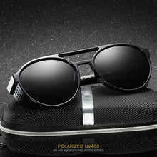 Load image into Gallery viewer, EYECRATFERS Retro Polarized Sunglasses Gothic Steampunk Sunglasses Mens Womens Retro Vintage Shield Eyewear Shades 1