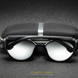 EYECRATFERS Retro Polarized Sunglasses Gothic Steampunk Sunglasses Mens Womens Retro Vintage Shield Eyewear Shades 1