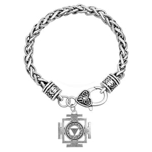 Buddismo Kali Yantra della trasformazione Ciondolo della dea indù Tantrico Yoga Hindi Gioielli Collana di loto 
