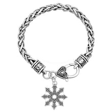 Carica l&#39;immagine nel visualizzatore di Gallery, Collana con pendente Chaos Magic Star in peltro per gioielli da uomo 