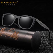 Load image into Gallery viewer, EZREAL Nature Bamboo Grey Polarized Lens Retro Bamboo Sunglasses  With Gift Box gafas de sol hombre  OEM