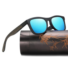 Load image into Gallery viewer, EZREAL Nature Bamboo Grey Polarized Lens Retro Bamboo Sunglasses  With Gift Box gafas de sol hombre  OEM