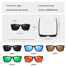 Load image into Gallery viewer, EZREAL Nature Bamboo Grey Polarized Lens Retro Bamboo Sunglasses  With Gift Box gafas de sol hombre  OEM