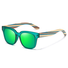 Load image into Gallery viewer, EZREAL Classic Polarized Wood Sunglasses Men Women Driving Mirror SunGlasses  UV400 Driver Handmade
