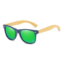 Load image into Gallery viewer, EZREAL Wood Sunglasses Men Women Square Bamboo Women For Polarized Mirror Sun Glasses Oculos de sol Masculino Handmade With case