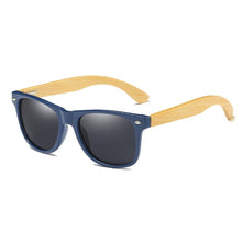 Load image into Gallery viewer, EZREAL Wood Sunglasses Men Women Square Bamboo Women For Polarized Mirror Sun Glasses Oculos de sol Masculino Handmade With case