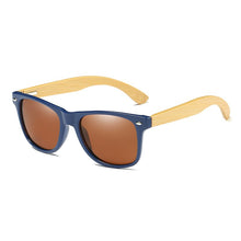 Load image into Gallery viewer, EZREAL Wood Sunglasses Men Women Square Bamboo Women For Polarized Mirror Sun Glasses Oculos de sol Masculino Handmade With case