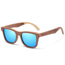 Load image into Gallery viewer, EZREAL Wood Women Sunglasses Men Grade Brand Carved Design Brown Bamboo Frame Polarized Sunglasses Skateboard Wood Eyeglasses