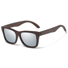 Load image into Gallery viewer, EZREAl   Bamboo Wood Polarized Sunglasses Driving Square Style Sun Glasses Male Goggle UV400 Women Men Brand Designer