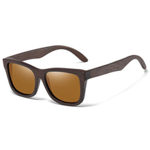 Load image into Gallery viewer, EZREAl   Bamboo Wood Polarized Sunglasses Driving Square Style Sun Glasses Male Goggle UV400 Women Men Brand Designer
