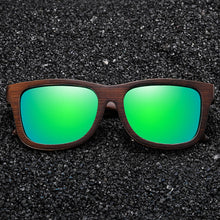Load image into Gallery viewer, EZREAl   Bamboo Wood Polarized Sunglasses Driving Square Style Sun Glasses Male Goggle UV400 Women Men Brand Designer