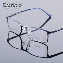 Load image into Gallery viewer, Eagwoo Aluminum Men Wide Face Prescription Eyeglasses  Full Rim Optical Frame Business Eye Glasses Light Big Spectacle MF2351