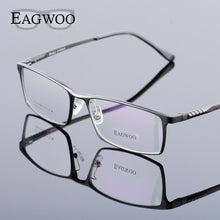 Load image into Gallery viewer, Eagwoo Aluminum Men Wide Face Prescription Eyeglasses  Full Rim Optical Frame Business Eye Glasses Light Big Spectacle MF2351