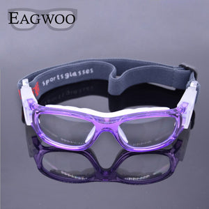 Eagwoo Children outdoor sports basketball football glasses volleyball tennis eyewear glasses goggles myopic lens mirror frame