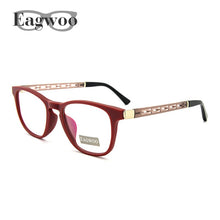 Load image into Gallery viewer, Eagwoo Men Vintage Eyeglasses Frame Prescription Window Hollow Temple Super Light Optical Frame Wide face Glasses Spectacle 001A