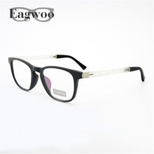 Load image into Gallery viewer, Eagwoo Men Vintage Eyeglasses Frame Prescription Window Hollow Temple Super Light Optical Frame Wide face Glasses Spectacle 001A
