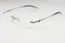 Load image into Gallery viewer, Eagwoo Pure Titanium Eyeglasses Rimless Optical Frame Prescription Spectacle Frameless Glasses For Men Eye glasses Silicon Foot