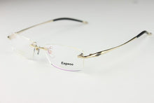 Load image into Gallery viewer, Eagwoo Pure Titanium Eyeglasses Rimless Optical Frame Prescription Spectacle Frameless Glasses For Men Eye glasses Silicon Foot