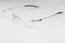 Load image into Gallery viewer, Eagwoo Pure Titanium Eyeglasses Rimless Optical Frame Prescription Spectacle Frameless Glasses For Men Eye glasses Silicon Foot