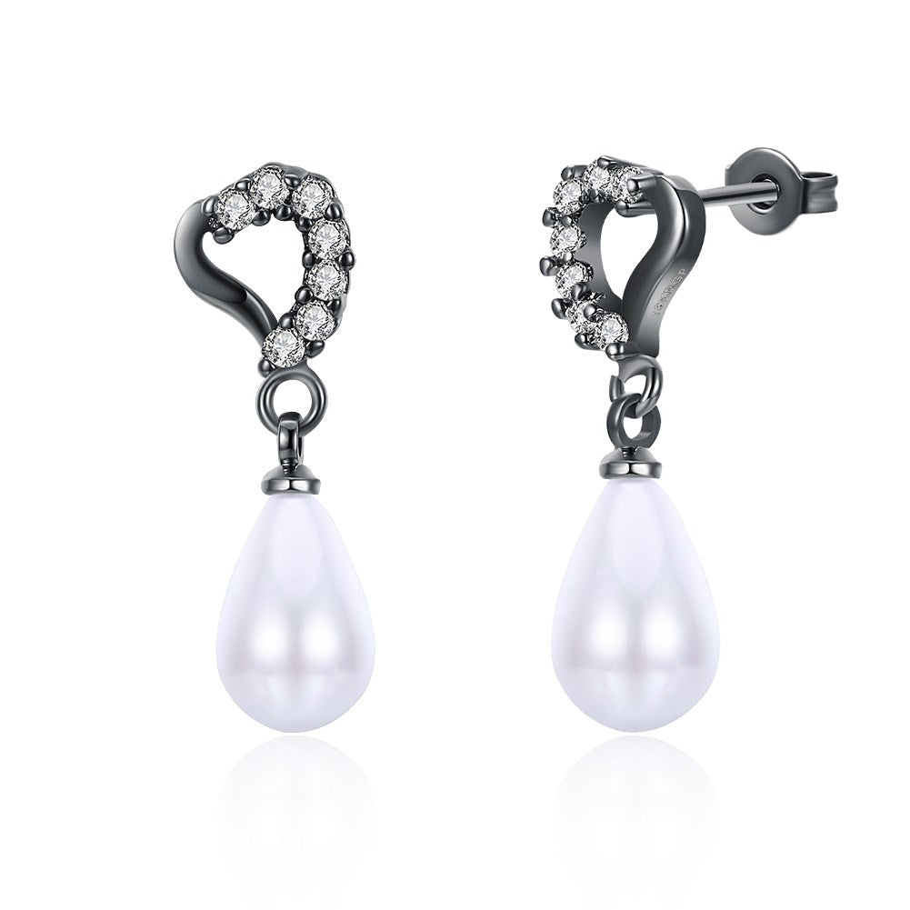 Earring For Flower Heart Classic New Arrival New Arrival Wedding Boho Zircon Charm Classic Vintage Wholesale Appointment