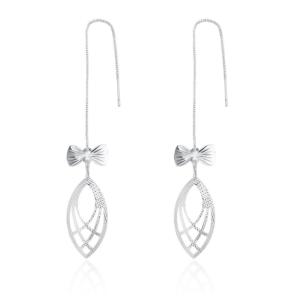 Earring for Trregular Party Luxury Modern Charm Tassel Foot love Anklet Popular Stainless Steel Chain Butterfly Metal Silver