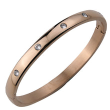 Load image into Gallery viewer, Luxury Brand Love Bracelets &amp; Bangles for Women Stainless Steel Bangle Jewelry Crystal Bracelet Nail Screw Cuff Pulseira