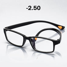 Load image into Gallery viewer, Elbru 0 -1.0 1.5 2.0 2.5 3.0 3.5 4.0 Finished Myopia Glasses Frame Women Men Ultralight TR Myopic Nearsighed Eyeglasses Students