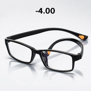 Elbru 0 -1.0 1.5 2.0 2.5 3.0 3.5 4.0 Finished Myopia Glasses Frame Women Men Ultralight TR Myopic Nearsighed Eyeglasses Students