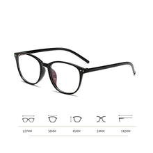 Carica l&#39;immagine nel visualizzatore di Gallery, Elbru -1 -1.5 -2 -2.5 -3 -3.5 -4 -4.5 -5.0 -5.5 -6.0 Classic Rivets Myopia Glasses With Degree Women Men Black Glasses Frame