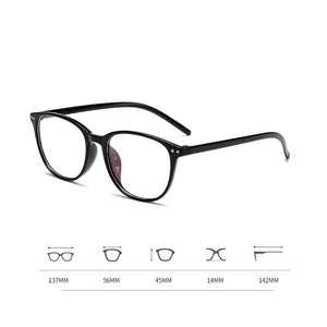 Elbru -1 -1.5 -2 -2.5 -3 -3.5 -4 -4.5 -5.0 -5.5 -6.0 Classic Rivets Myopia Glasses With Degree Women Men Black Glasses Frame