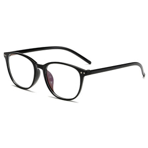 Elbru -1 -1.5 -2 -2.5 -3 -3.5 -4 -4.5 -5.0 -5.5 -6.0 Classic Rivets Myopia Glasses With Degree Women Men Black Glasses Frame